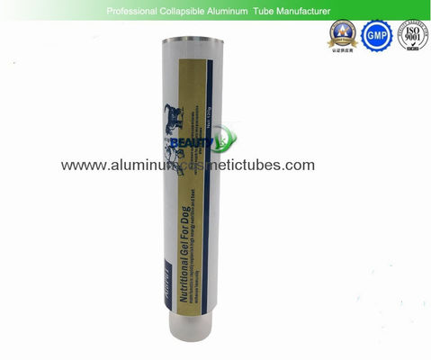 China Refillable Empty Aluminum Tubes , 100g Food Packaging Reusable Squeeze Tube supplier