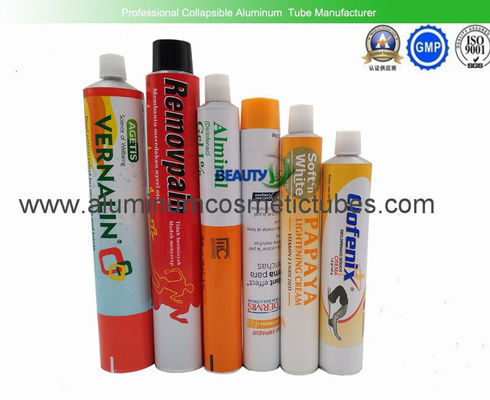 China Hot Stamping Squeeze Tube Packaging , Pharmaceutical Aluminum Tubes Non Spill supplier