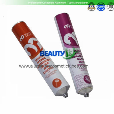 China Skin Care Hand Cream Aluminum Collapsible Tubes 32mm Diameter 100ml Volume supplier